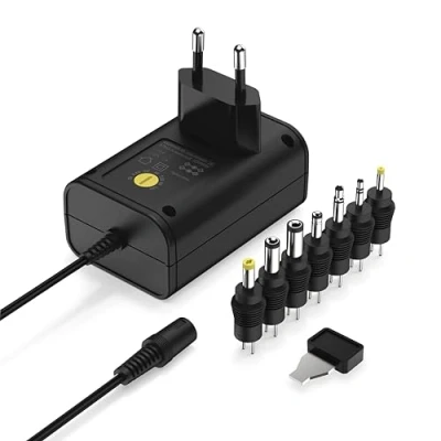 Obrázek ANSMANN APS 1000 Síťový zdroj 12 V síťová zástrčka do max. mA (se 7 univerzálními konektory adaptéru) adaptér pro napájení mnoha malých elektrických přístrojů regulovatelný od 3