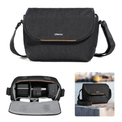 Obrázek ULANZI Kameratasche, SLR/DSLR Crossbody Fotografie Kleine Tasche Mode, Umhängetasche für Damen und Herren Kompatibel spiegellose Sony Canon Nikon Kamera Wasserdicht Leicht