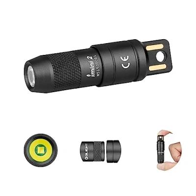 Obrázek OLIGHT iMini 2 Mini LED USB dobíjecí kapesní svítilna přívěsek na klíče s magnetickou základnou, 50LM 19,5 g EOS svazek klíčů ruční svítilna, IPX6 malá Flashlight pro kempování, outdoor, případ nouze,