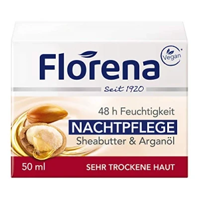 Obrázek Florena Noční krém bambucké máslo, 1 balení (1 x 50 ml)