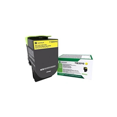 Obrázek Lexmark 71B20Y0 originální toner, balení 1 ks