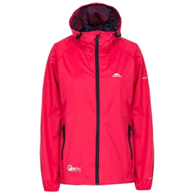 Obrázek Trespass Qikpac FemaleJacket Kompakt, svinovatelná nepromokavá bunda do deště / funkční počasí pro ženy,