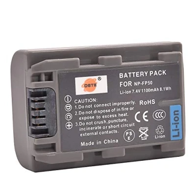 Obrázek DSTE Li Ion baterie pro Sony NP FP30, FP50, Dcr 30, Dvd103, Dvd105, Dvd105E, Dvd202E