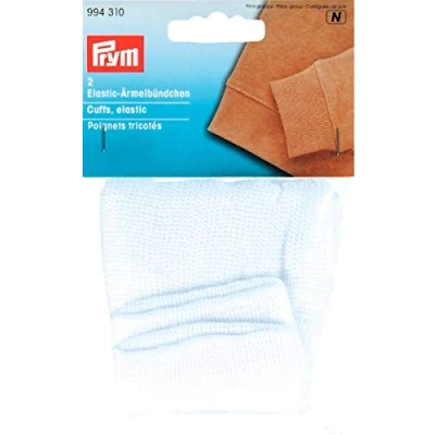 Obrázek Prym bílá 994310 Elastické manžety, polyester: 100 %, 2 kusy