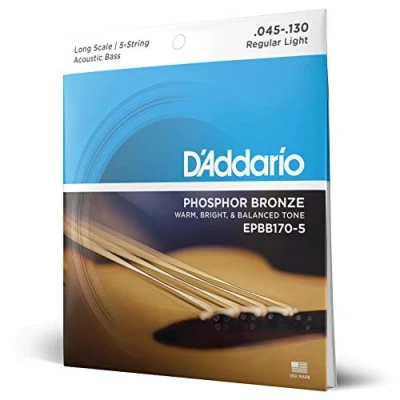 Obrázek D&#039; Addario EPBB170 fosfor bronz Acoustic bass struna sada