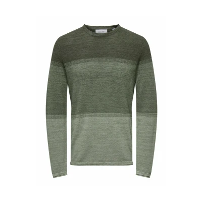 Obrázek ONLY &amp; SONS Pánský pletený svetr, Castor Gray, S
