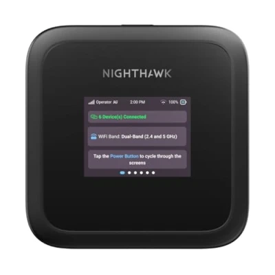 Obrázek NETGEAR Nighthawk M3 5G router SIM karta, mobilní Wi Fi až 2,5 GBit/s odblokovaný slot přenosný WLAN hotspot z a 4G MiFi, 32 zařízení (MH3150)