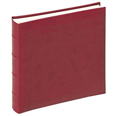 Obrázek walther design Fotoalbum vínově červené 26 x 25 cm umělá kůže se vznešenými pražci, Classic FA 371 R