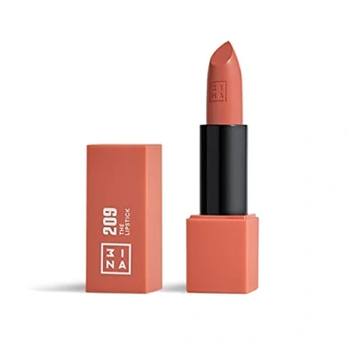 Obrázek 3INA MAKEUP The Lipstick 209 krémová rtěnka matná s vitaminem E a bambuckým máslem Dlouhotrvající vysoce pigmentovaný krém vanilková vůně Vegan Cruelty Free