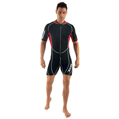 Obrázek Seac Ciao Man, pánský oblek s krátkým rukávem z 2,5 mm neoprenu pro šnorchlování, potápění a jiné vodní sporty