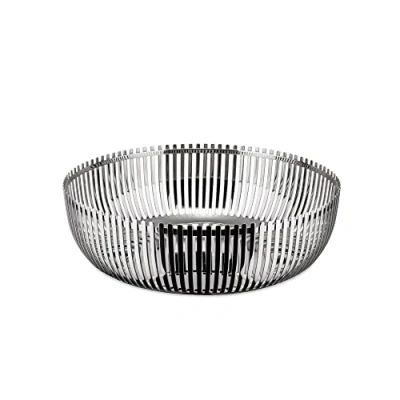 Obrázek Alessi PCH02/23 designový perforovaný kuchyňský koš, 18/10 lesklá ušlechtilá ocel, 23 cm, stříbrný