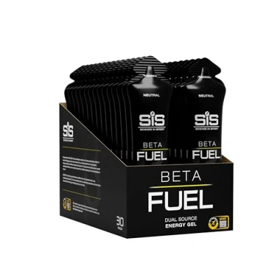 Obrázek Science in Sport Beta Fuel gel 30 x 60 ml, nearomatizovaný vysokoenergetické sacharidy se 40 g sacharidy, snadno stravitelný Energy pro optimální výkon