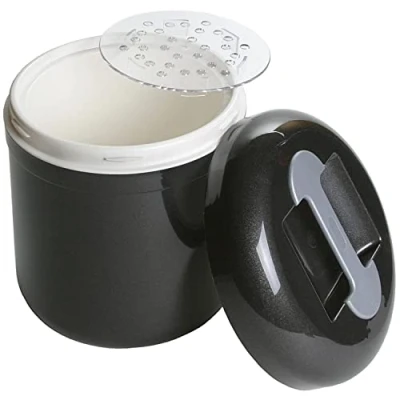 Obrázek Tom Fox 4883 plastová nádoba na led, kapacita 4 l, 22 cm x 24 cm, černá