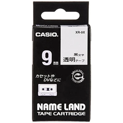 Obrázek pásky do tiskáren originální Casio/Casio KL 100 E/XR pro 9 x 1 Černá kus