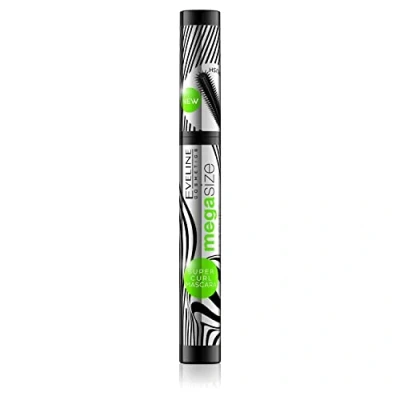 Obrázek Eveline Cosmetics Mega Size Lashes Mascara, prodloužení a švih, 10 ml, černá