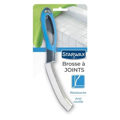 Obrázek STARWAX Fugenbürste Ideal zum Putzen von Fliesenfugen, Winkeln und Ecken Dank des schmalen Kopfes Ergonomischer Griff Anti Rost
