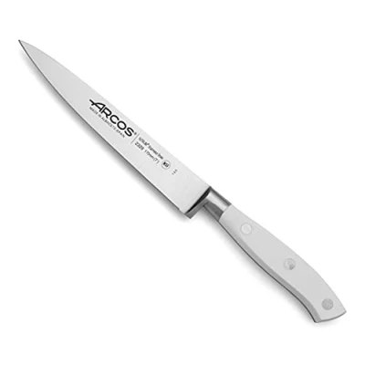 Obrázek Arcos Serie Riviera Blanc Sohlenmesser Klinge aus Nitrum geschmiedetem Edelstahl 170 mm HandGriff Polyoxymethylen (POM) Farbe Weiße, 21.25 x 5 cm