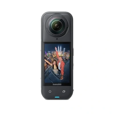 Obrázek Insta360 X5 vodotěsná akční kamera 8K 360, špička při nedostatku světla, neviditelný efekt selfie tyčky, robustní vyměnitelná čočka, 3 h baterie, integrální ochrana proti větru, stabilizace