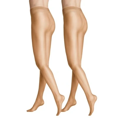 Obrázek Hudson Dámské punčocháče Simply Shine 15 2 Pack transparentní třpytivé DEN, Make up 0019