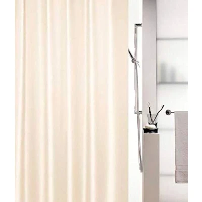Obrázek Spirella Sprchový závěs proti plísním antibakteriální, omyvatelný, vodotěsný, polyester, &quot;Altro&quot; 180 x 200 cm šampaňské béžový