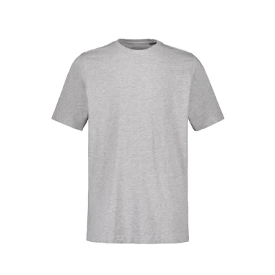 Obrázek JP 1880 Pánské velké velikosti Menswear L 8XL tričko, základní, kulatý výstřih, česaná bavlna, až 702558, Šedá Melanž