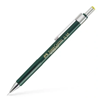 Obrázek FABER CASTELL 136300 mechanická tužka TK FINE 9713, tloušťka tuhy: 0,35 mm, barva násady: zelená