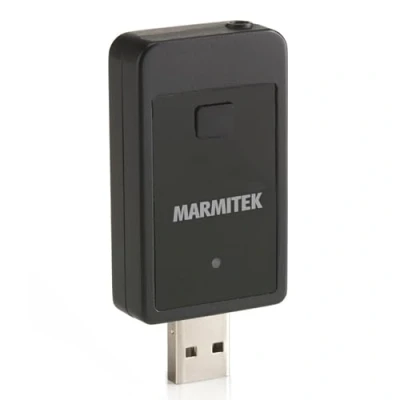 Obrázek Bluetooth adaptér TV Marmitek BoomBoom 50 propojte své televizory s sluchátky dosah 30 metrů Plug &amp; Play připojte až 8 zařízení