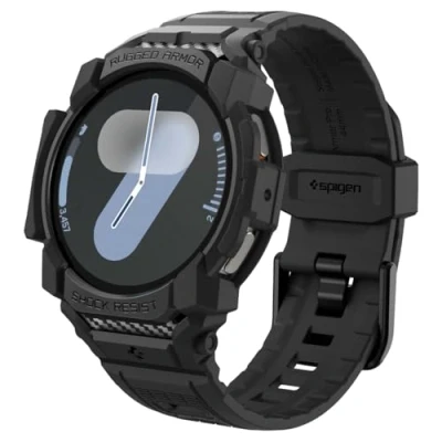 Obrázek Spigen Rugged Armor Pro Pouzdro Černý Samsung Galaxy Watch 7 44mm