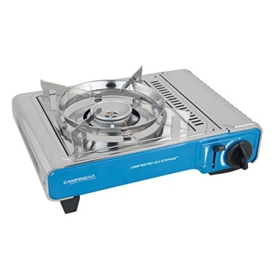 Obrázek Campingaz Camp Bistro DLX Stopgaz kompaktní venkovní plynový / cartridge kempovací kamna DLX, 1 plamen, 2 200 W, s ochranou proti přehřátí a kufříkem