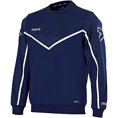 Obrázek Mitre Herren Primero Poly Fußball Training Sweatshirt L schwarz/weiß