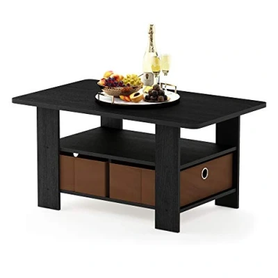 Obrázek Furinno Andrey Couchtisch mit Schublade, Americano/Mittelbraun