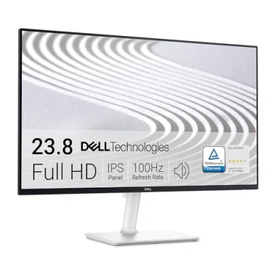 Obrázek Dell S2425H 24 palců Full HD (1920 x 1080) monitor, 100 Hz, IPS, 4 ms, 99 % sRGB, zabudované reproduktory, ultratenký rám, 2x HDMI, 3 roky záruka, bílý