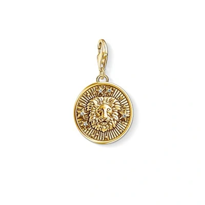 Obrázek Thomas Sabo Dámský elegantní přívěsek znamení zvěrokruhu Lev Charm Club 925 Sterlingové stříbro 1656 414 39, stříbro, Kubická zirkonie
