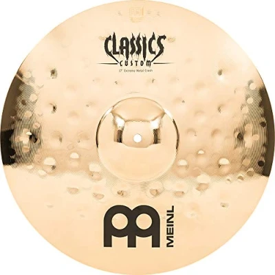 Obrázek Meinl Cymbals Classics Custom Extreme Metal Crash — 17 palců (video) bicí sada činely (43,18 cm) B12 bronz, brilantní povrch (CC17EMC B)