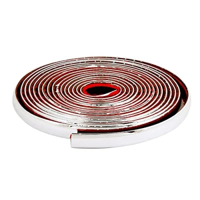 Obrázek 4R Quattroerre.it 12240 Chrom Klebeprofil für Autos, 3 mm x mt