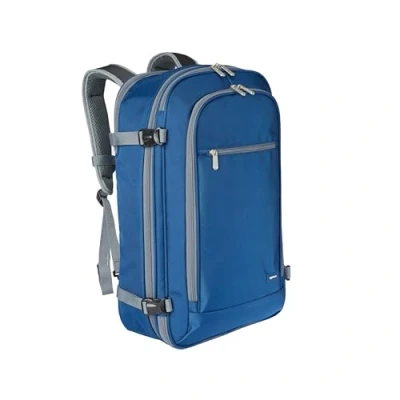 Obrázek Amazon Basics Příruční zavazadlo cestovní batoh, s držadlem a ramenním popruhem, 25 + 10 l, vlastní hmotnost 1,7 kg, Námořnická modrá, Single