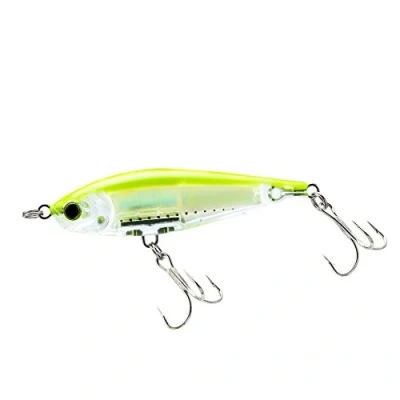 Obrázek Yo Zuri Chartreuse 3D Inshore Twitchbait, langsam sinkend, 90 mm