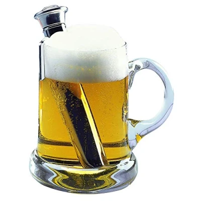 Obrázek Westmark ohřívač piva s držákem, délka:16 cm, nerezová ocel, stříbrná, 63282260