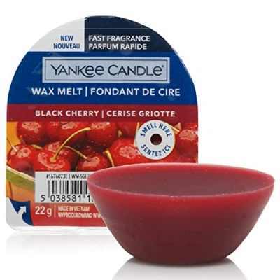 Obrázek Yankee Candle Vosk Melts Black Cherry vůně až 8 hodin 1 kus