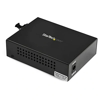Obrázek StarTech.com Multimode (MM) LC konvertor médií pro 10/100/1000 síť 550 m Gigabit Ethernet 850 nm s SFP transceiver (MCM1110MMLC)