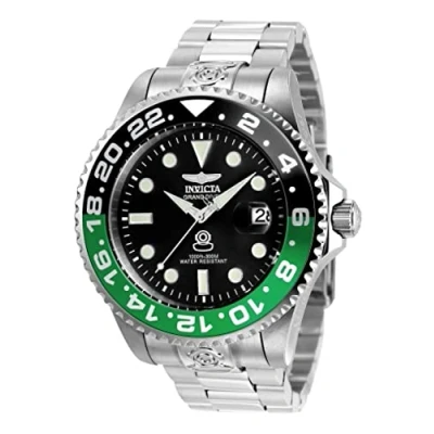 Obrázek Invicta Pánské automatické Hodinky Grand Diver Stainless Steel 47 mm, stříbrná/zelená,