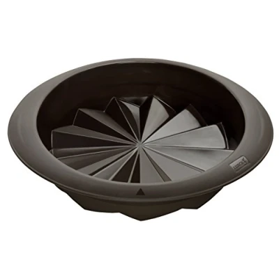 Obrázek Lurch 85032 FlexiForm Fancy Cake / kulatá pečicí forma Ø 24 cm ze 100% platiny bez BPA, hnědá