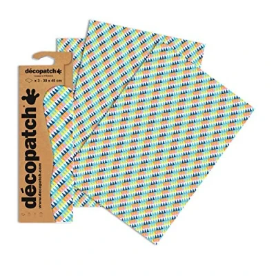 Obrázek Decopatch Papír č. 775 (barevné sudry, 395 x 298 mm) balení 3 ks