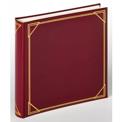 Obrázek walther design Fotoalbum vínově červené 30 x cm umělá kůže s vyražením, standardní album MX 200 R