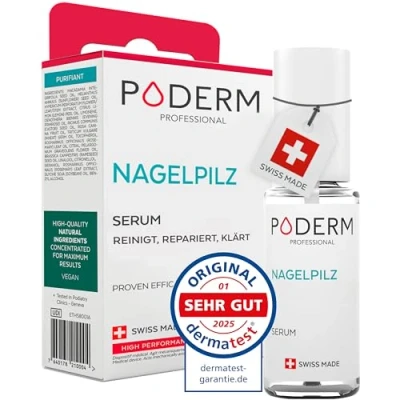 Obrázek PODERM Ošetření nehtů revitalizační profesionální péče o nohy / ruce jednoduchá/rychlá Made in Switzerland