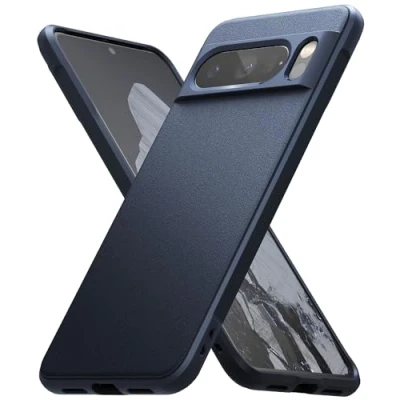 Obrázek Ringke Onyx pouzdro kompatibilní s Google Pixel 8 Pro, lepší uchopení, protiskluzové, matné TPU na mobil Pro 5G (2023) námořnická modrá