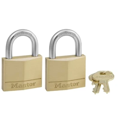 Obrázek Master Lock massivem Messing eingegeben verschiedenen Vorhängeschloss mit 19/16 Zoll breit Body, 140T