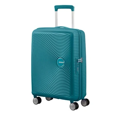 Obrázek American Tourister Soundbox příruční zavazadlo Spinner S možností rozšíření, zelená (Jade Green), (55 cm 41 L)