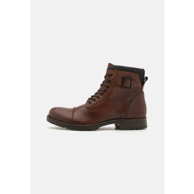 Obrázek Jack &amp; Jones Jfwalbany Šněrovací kotníkové boty, Muži, Velikost: 41, Brown stone boty