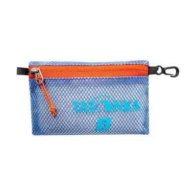 Obrázek Tatonka kapsa na zip Pouch plochá uložení a dokumenty v různých velikostech jako sada průhledná, voděodolná robustní, modrá, S (15 x 10 cm)
